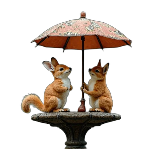 umbrella, hat, furniture, staff transparent PNG cut-out