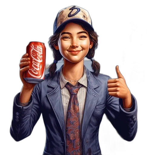 staff, jacket, food, face transparent PNG cut-out