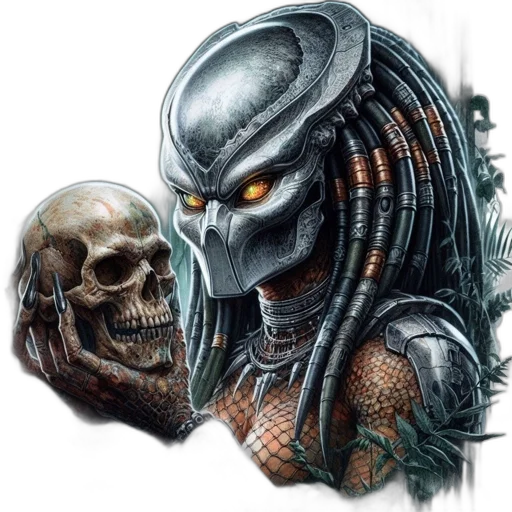robot, face, mask, concept art transparent PNG cut-out