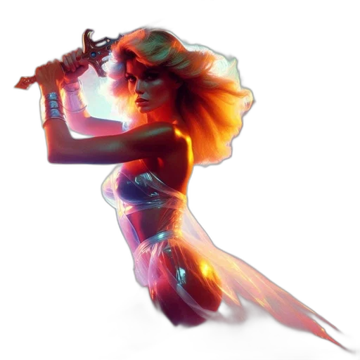 staff, weapon, dress, robot transparent PNG cut-out