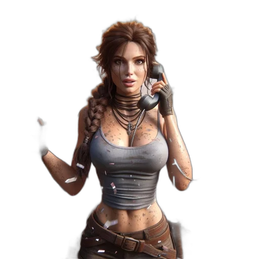 staff, jewelry, weapon, dress transparent PNG cut-out