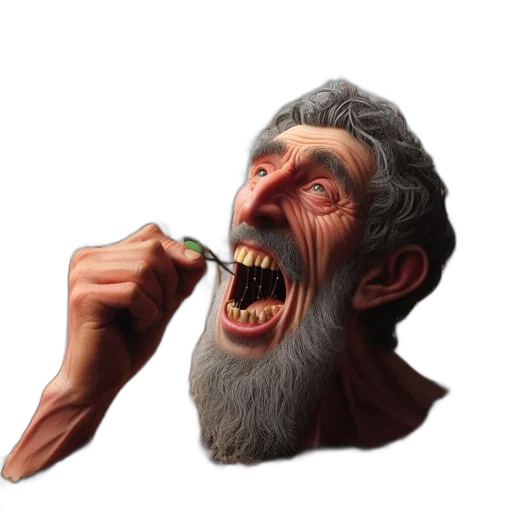 face, creature, food, concept art transparent PNG cut-out
