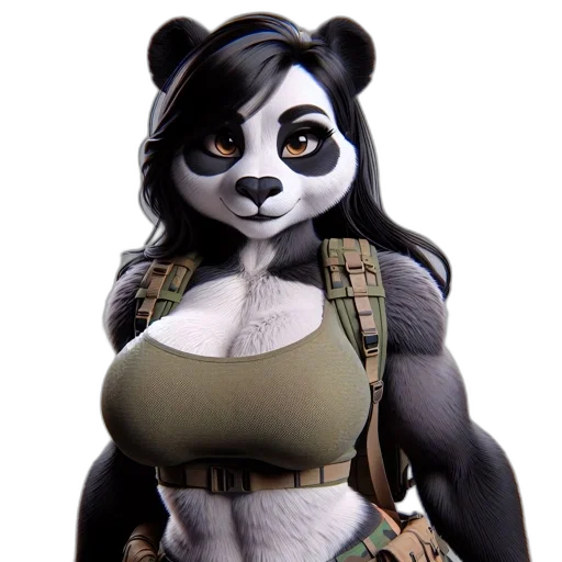 animal, concept art, 3d render, comic book art transparent PNG cut-out
