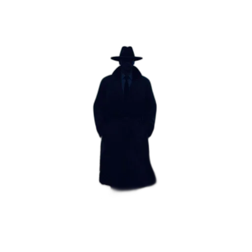 hat, jacket, staff, mask transparent PNG cut-out