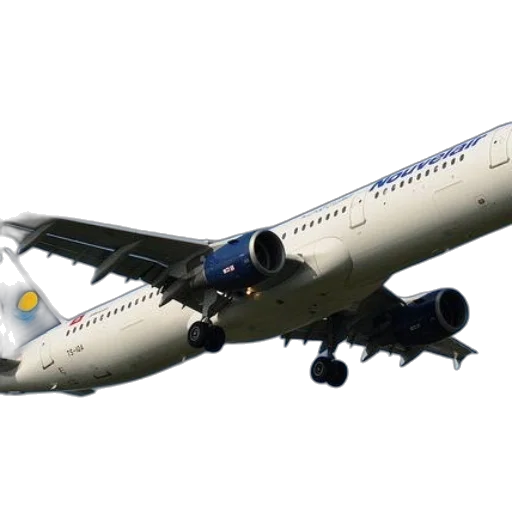 3d render, photorealistic, white, airplane transparent PNG cut-out