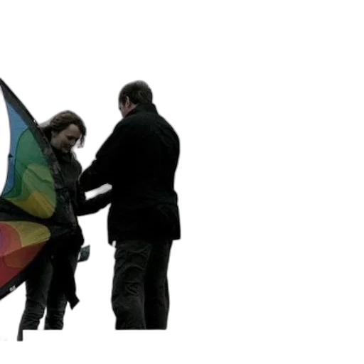 umbrella, jacket, staff, weapon transparent PNG cut-out