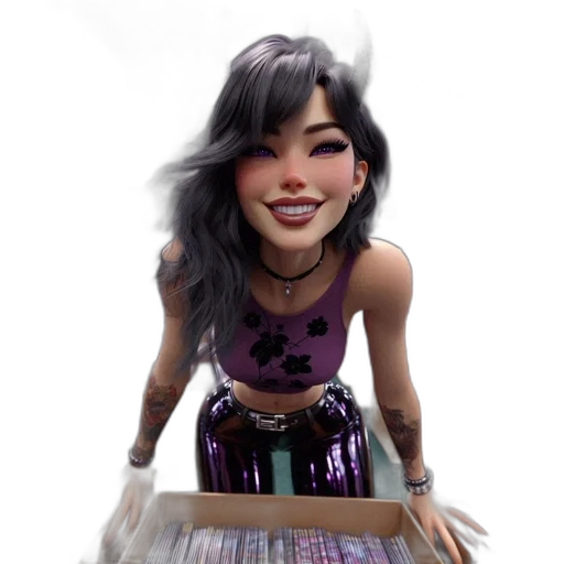 dress, concept art, fantasy art, 3d render transparent PNG cut-out