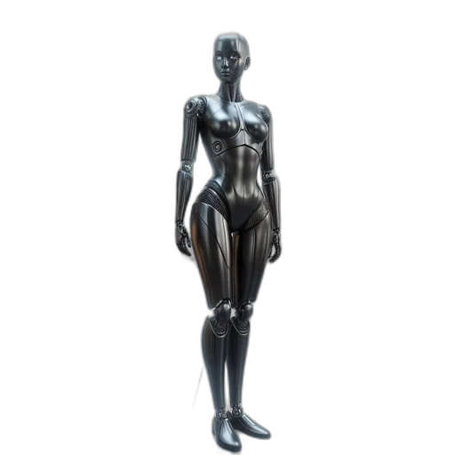 robot, dress, staff, jewelry transparent PNG cut-out