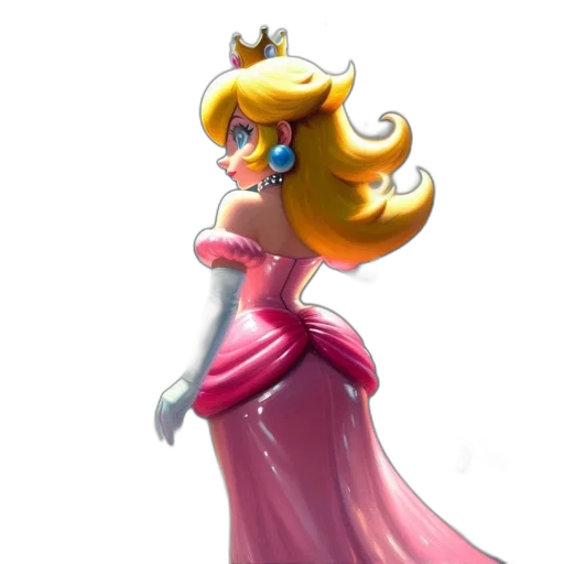 crown, dress, staff, hair transparent PNG cut-out
