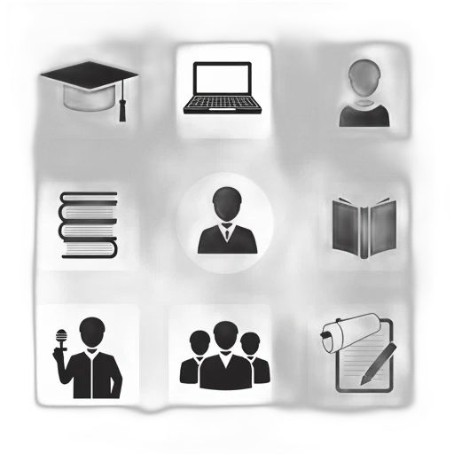 staff, 3d render, collection, black transparent PNG cut-out