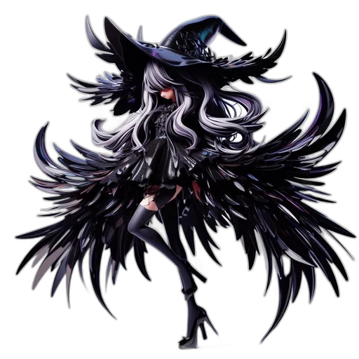 hat, mask, creature, staff transparent PNG cut-out