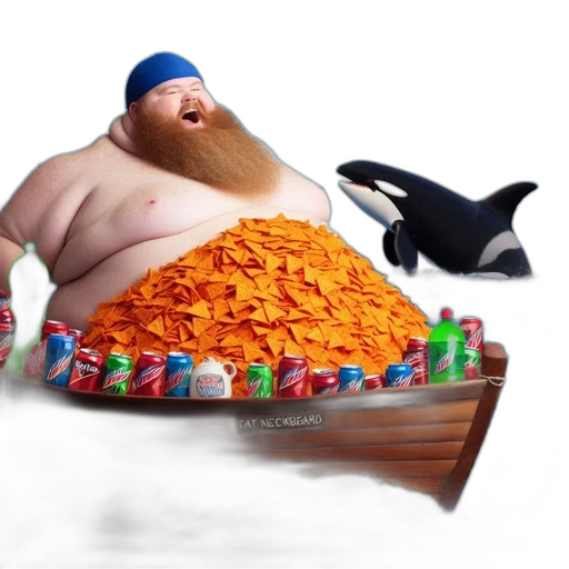 food, creature, animal, 3d render transparent PNG cut-out