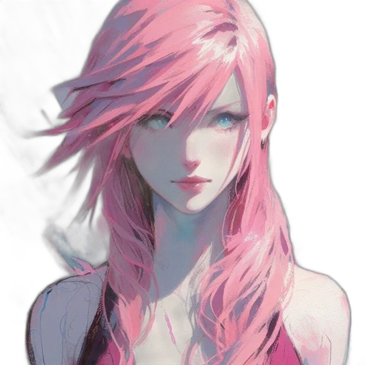 face, dress, hair, creature transparent PNG cut-out