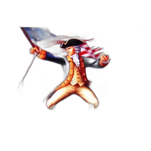 staff, jacket, weapon, hat transparent PNG cut-out