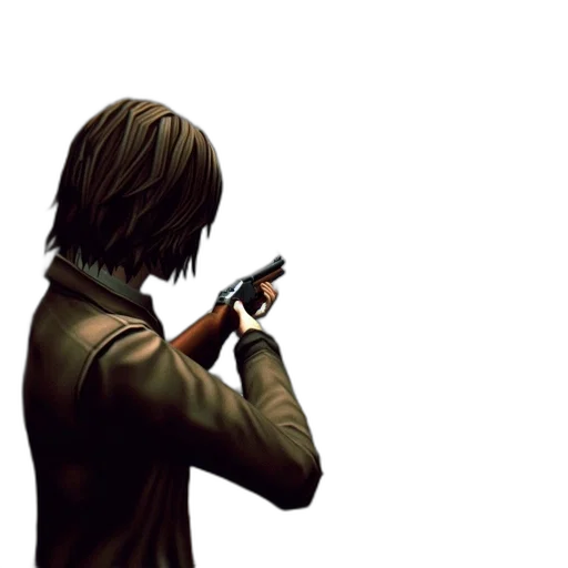 weapon, jacket, staff, concept art transparent PNG cut-out