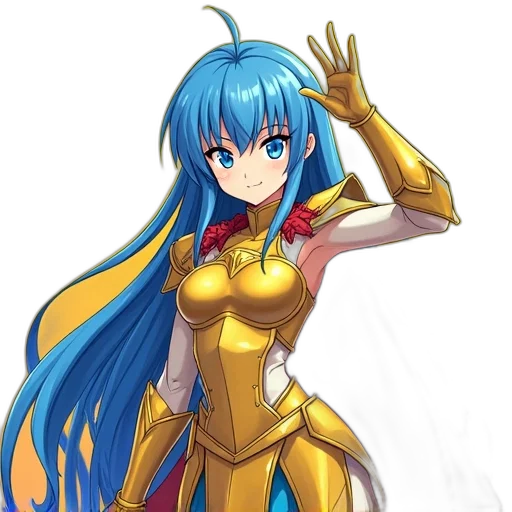 robot, dress, weapon, staff transparent PNG cut-out