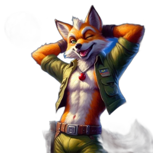 jacket, staff, animal, concept art transparent PNG cut-out