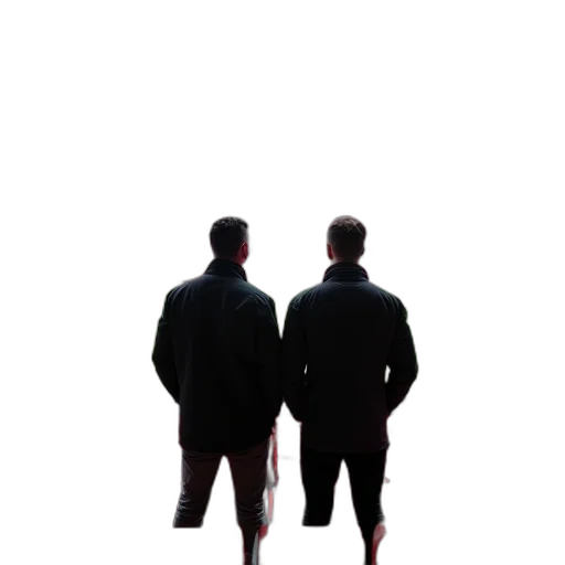 jacket, staff, umbrella, shoes transparent PNG cut-out