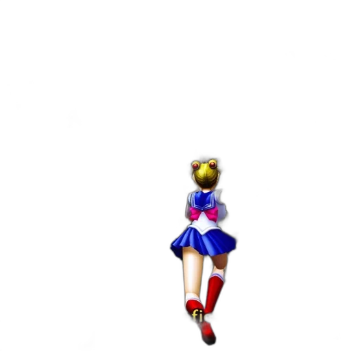 dress, staff, weapon, robot transparent PNG cut-out