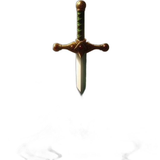 sword, weapon, staff, crown transparent PNG cut-out