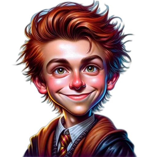 face, staff, cartoon, fantasy art transparent PNG cut-out