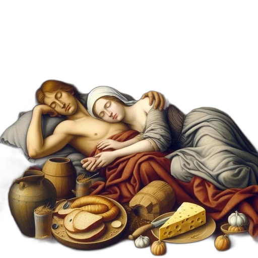 food, jewelry, oil painting, photorealistic transparent PNG cut-out