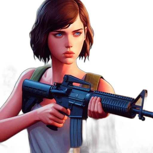 weapon, concept art, comic book art, photorealistic transparent PNG cut-out