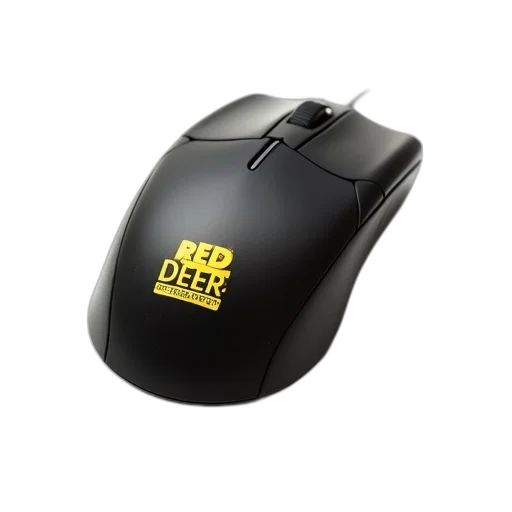 3d render, black, computer, mouse transparent PNG cut-out