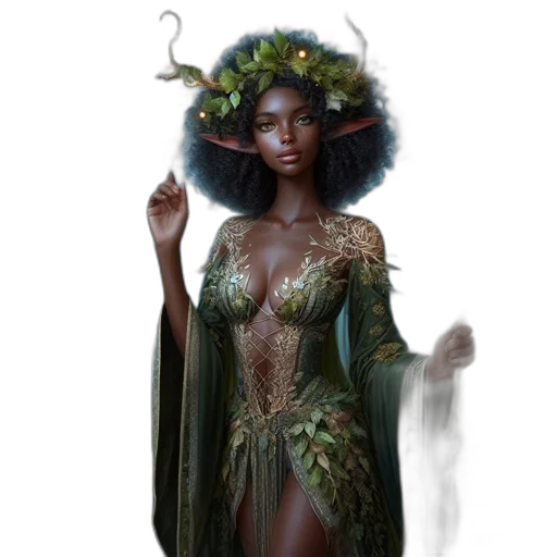 dress, crown, fantasy art, concept art transparent PNG cut-out