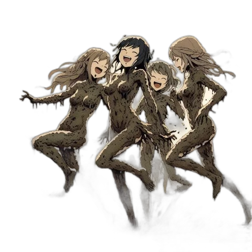hair, creature, animal, concept art transparent PNG cut-out