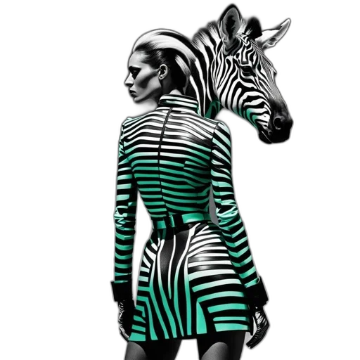 dress, animal, fantasy art, concept art transparent PNG cut-out