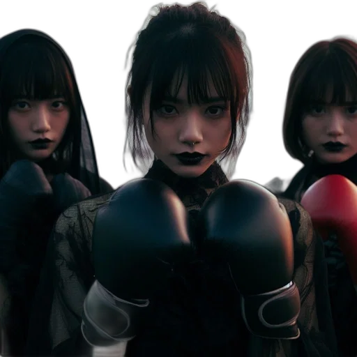 concept art, photorealistic, anime, 3d render transparent PNG cut-out