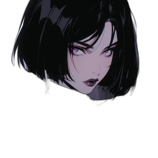 face, hair, mask, creature transparent PNG cut-out