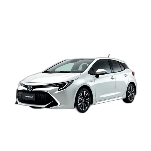 car, toyota, auris, hybrid transparent PNG cut-out