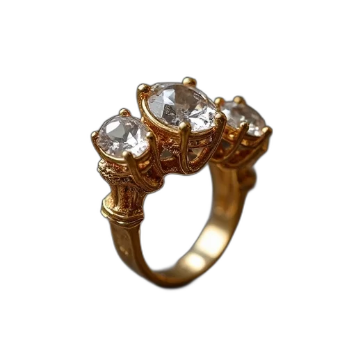jewelry, crown, 3d render, photorealistic transparent PNG cut-out