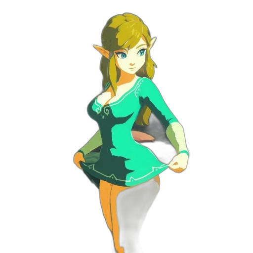 dress, staff, crown, concept art transparent PNG cut-out