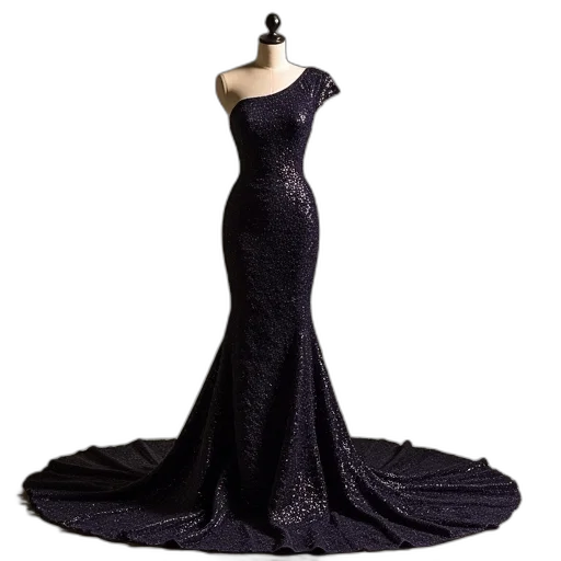 dress, jewelry, crown, dark transparent PNG cut-out