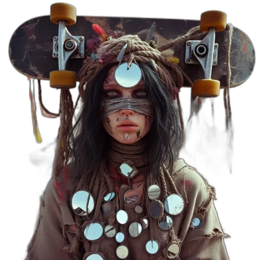 mask, jewelry, face, staff transparent PNG cut-out