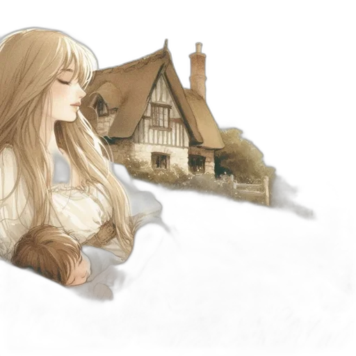 fantasy art, concept art, watercolor, photorealistic transparent PNG cut-out