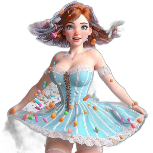 dress, staff, concept art, fantasy art transparent PNG cut-out