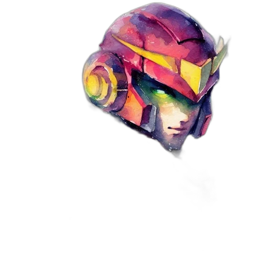 robot, mask, face, weapon transparent PNG cut-out