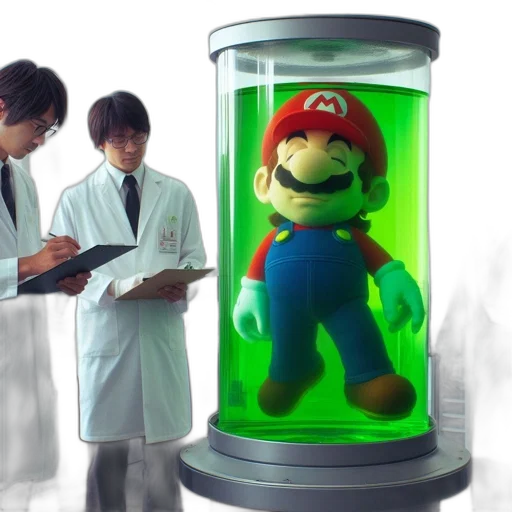 concept art, 3d render, green, laboratory transparent PNG cut-out