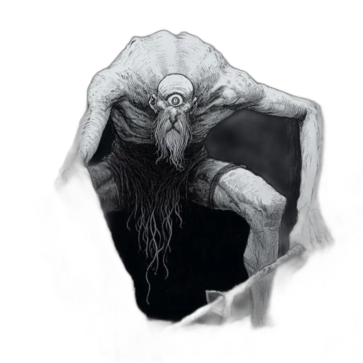 creature, mask, face, hair transparent PNG cut-out