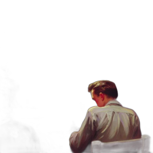 jacket, face, staff, furniture transparent PNG cut-out