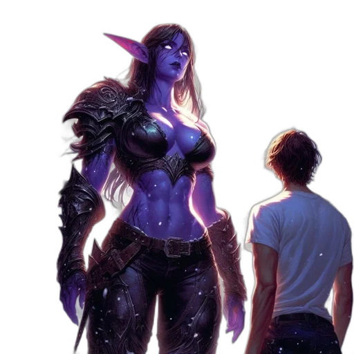 staff, concept art, fantasy art, comic book art transparent PNG cut-out