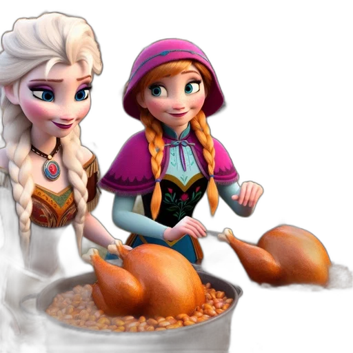 food, 3d render, concept art, fantasy art transparent PNG cut-out