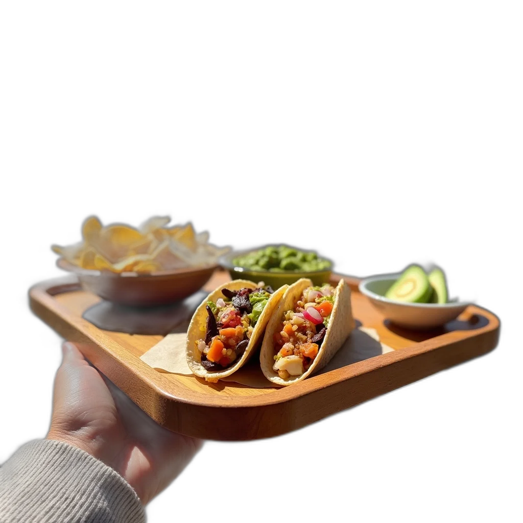 food, 3d render, photorealistic, person transparent PNG cut-out