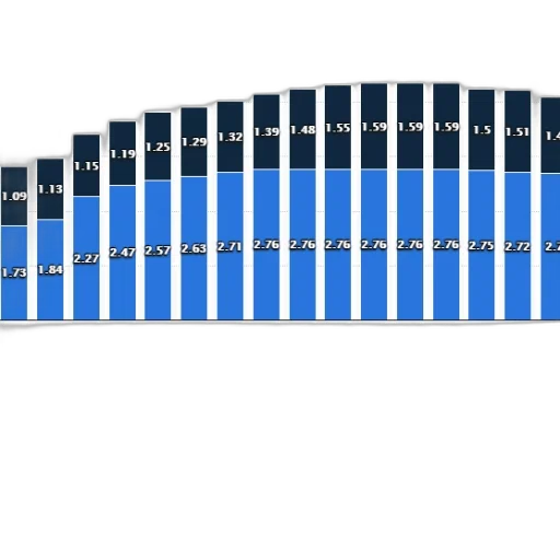 3d render, blue, colorful, monochrome transparent PNG cut-out