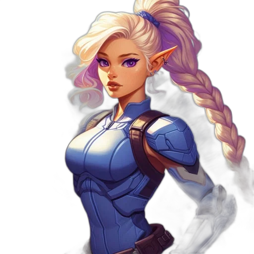 staff, face, dress, fantasy art transparent PNG cut-out