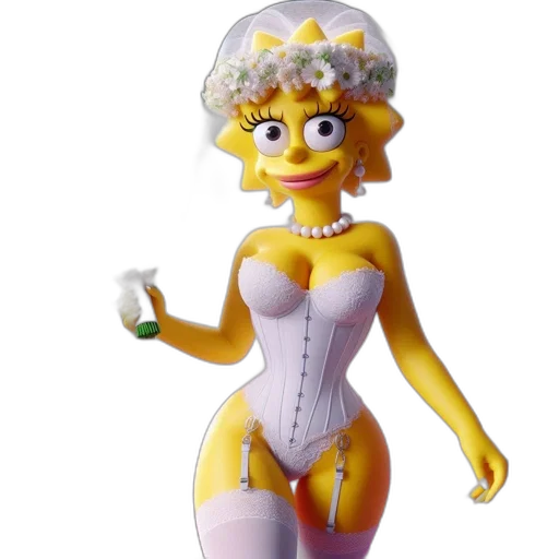dress, robot, 3d render, concept art transparent PNG cut-out
